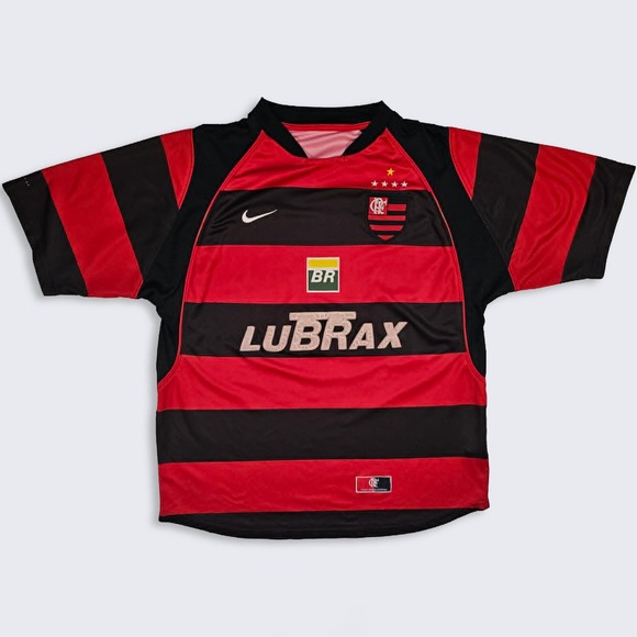 Flamengo Vintage Y2K Nike Petrobras Brazil Brasil Soccer Jersey